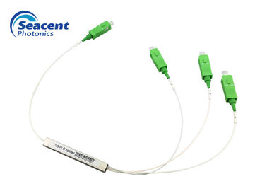 Seacent 광섬유 PLC 쪼개는 도구, SC/APC 연결관을 가진 1x3 Plc 소형 유형
