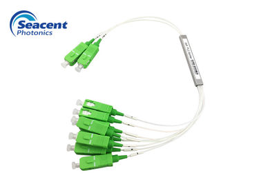 SC/APC 연결관을 가진 광섬유 PLC 쪼개는 도구 소형 단위 2x8