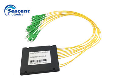 FTTH FTTB FTTX PON 2X8 카세트 PLC 분배기 SC APC 접속구의 형태