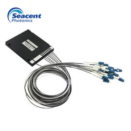카세트 유형 DWDM Mux Demux의 1×8 다 채널 200G 광섬유 DWDM