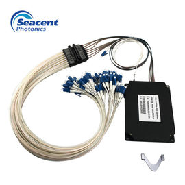 낮은 색채 분산 편평하 정상 C 밴드와 가진 Athermal AWG 80CH 50GHZ