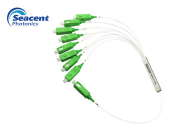 낮은 삽입 손실 PLC 광섬유 쪼개는 도구, 강철 관 1x8 Plc 쪼개는 도구