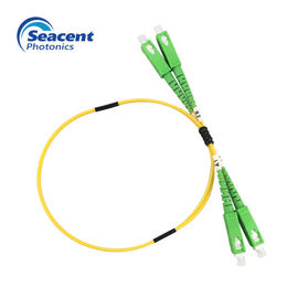 FTTH FTTB FTTX 네트워크를 위한 싱글모드 쌍신회로 Sc Apc 섬유 접속 코드