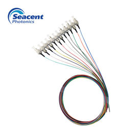 SC UPC 연결관을 가진 LSZH/PVC 재킷 12 색깔 광속 광섬유 떠꺼머리