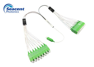 콤팩트 디자인과 고안정성 2x8 미세 파이버 옵틱 PLC 분배기