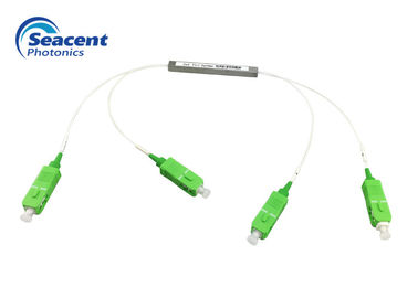 SC/APC 연결관을 가진 2x2 소형 유형 광섬유 Plc 쪼개는 도구 고수익 손실