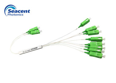 SC/APC 연결관을 가진 2x8 마이크로 유형 PLC 쪼개는 도구 낮은 삽입 손실