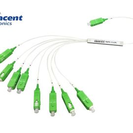 SC APC 연결기와 FTTH FTTB FTTX 광섬유 PLC 분배기 1x8